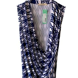 Navy and White Cotton top nwt from stitch fix